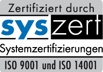 Zertifizierung durch syszert, Stuttgart
